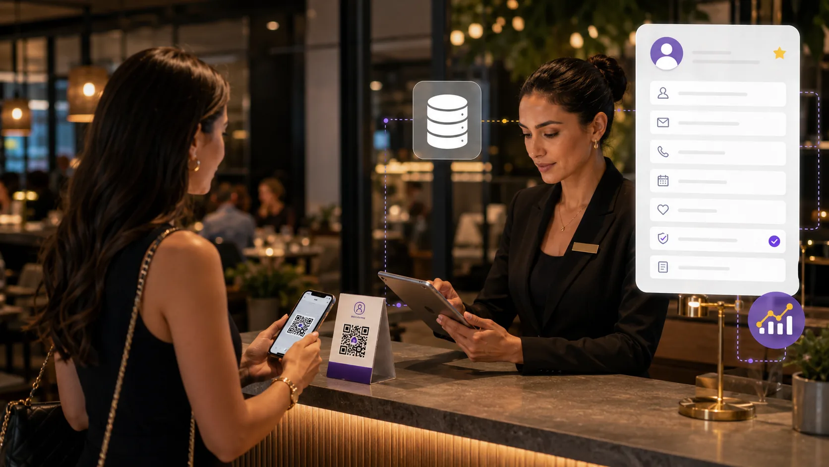 CRM ristorante con dati clienti raccolti tramite modulo